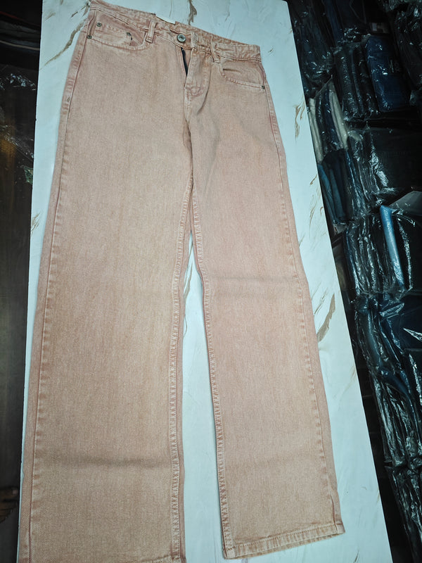 Baggy pants peach colour
